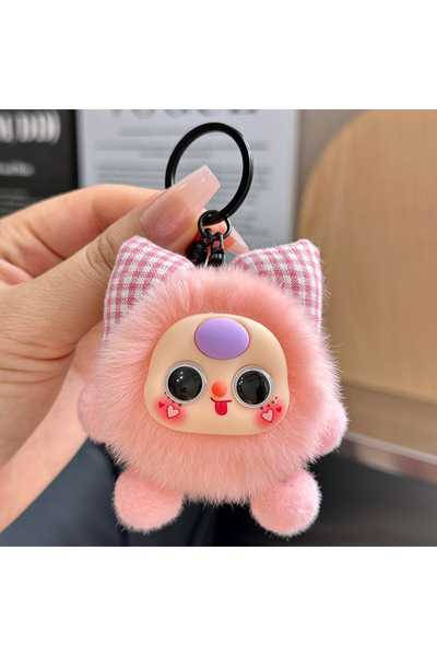 Choice3 دمية أرنب ريكس وردية اللون، بتصميم كرتوني جديد، مزينة بفيونكة، صغيرة ...