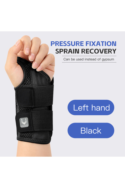 Choice11 واقي معصم أسود اللون، مقاس صغير/متوسط، قطعة واحدة، لتخفيف آلام أصابع...