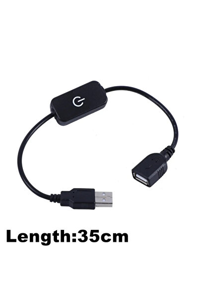 Choice5 مفتاح تعتيم USB يعمل باللمس، أسود، 5 فولت، سلك تمديد USB أنثى إلى ذكر...