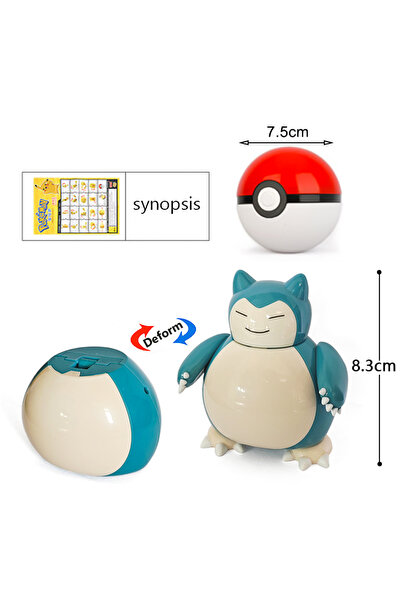 Choice8 16 High Quality Pokemon Ball Deformation Toy Pikachu Mewtwo Gyarados ...