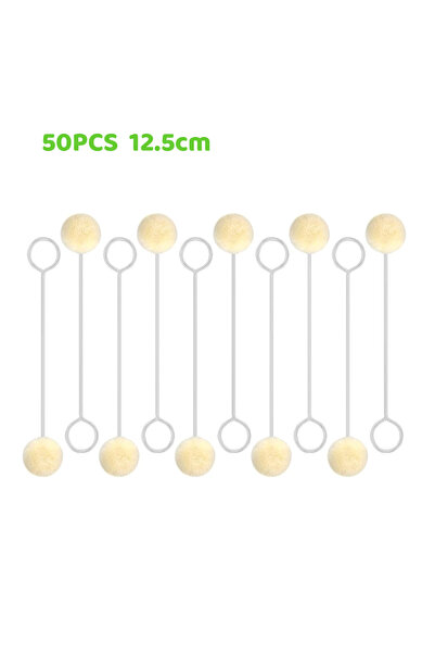 Choice6 50 قطعة 12.5 سم Zxiixz 10/30/50 قطعة كرات صوف جلد فرشاة رسم مساعدة صب...