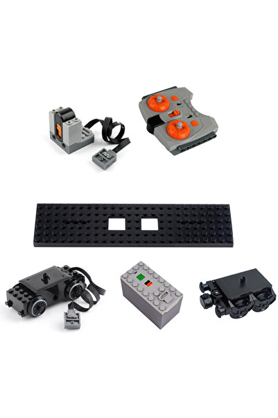 choice2 مجموعة C من قطع بناء تكنولوجيا محركات القطارات، تتضمن وظائف تشغيل تعم...