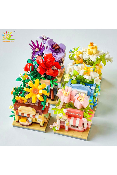 Choice1 رقم ١٢-١٧ بدون صندوق، نموذج متجر زهور لطيف من هويكيباو، مبنى صغير، عر...