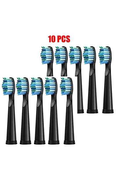Choice5 10 pcs black Replacement Brush Heads For Seago For Fairywill FW-507/5...