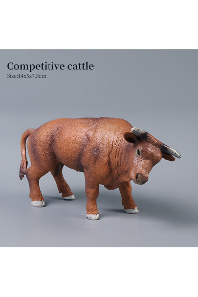 Choice7 Competitive cattle Simulation Farm Animal Models - Bull Milk Cow Poul...