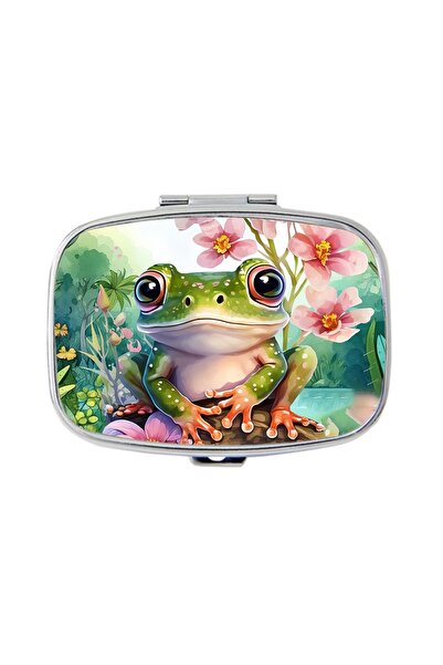 Choice10 Frog Travel Cases Lovely Colored Medicine Metal Jwelery Organizers H...