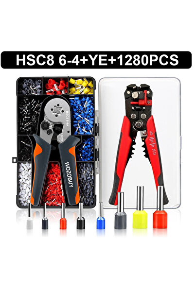 Choice5 أداة تجريد الأسلاك وتجعيد الحلقات 6-4 YE 1280 قطعة S HSC8 كماشة تجعيد...