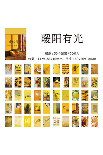 Choice3 D 50 Sheets Season of Dreams Series Decorative Sticker INS Scenery Ha...