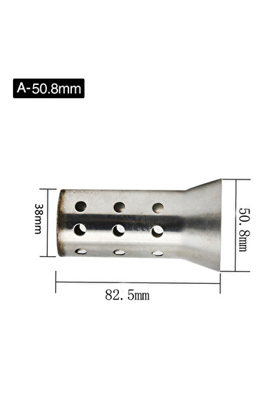Choice1 أنبوب عادم دراجة نارية مُعدّل A-50.8 ZSDTRP مع محفز، كاتم صوت DB، كات...
