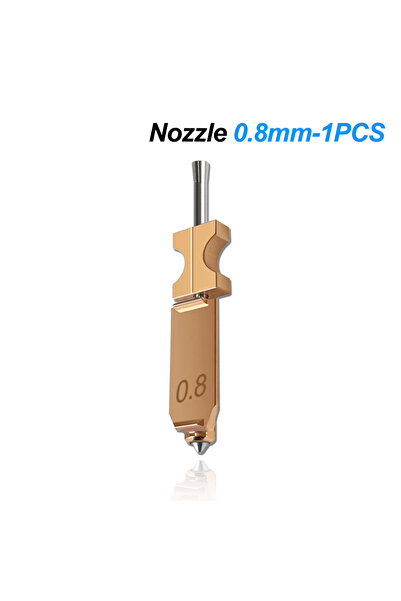 Choice1 0.8 1Pcs For Flashforge AD5X Nozzle Upgrade Detachable 0.4 0.6 0.25 0...