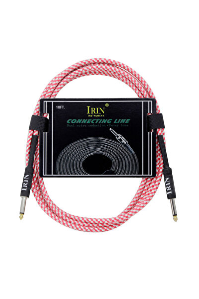 Choice10 3M Pink IRIN Audio Cable 6.5mm Plug No Noise Audio Wire Cord Musical...