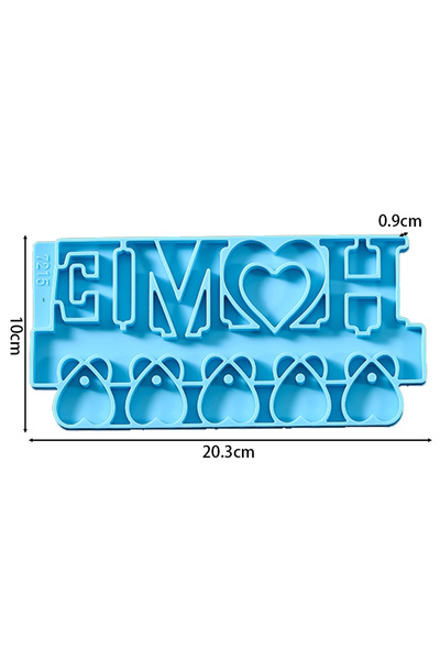 Choice5 قالب سيليكون راتنجي لصنع قلادات كريستالية من سلسلة مفاتيح ، مناسب لصن...