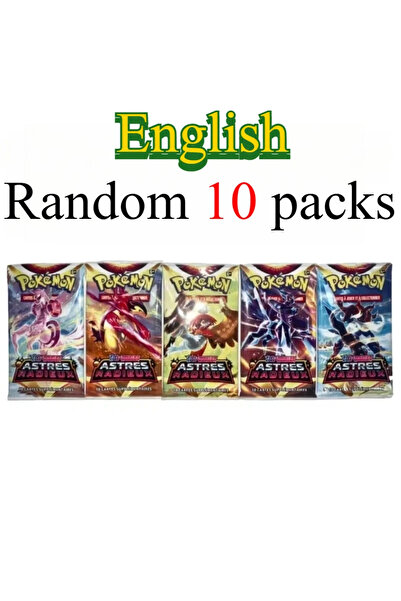 Choice8 مجموعة بطاقات بوكيمون الإنجليزية (10 حزم) - 3 حزم بطاقات بوكيمون (10 ...