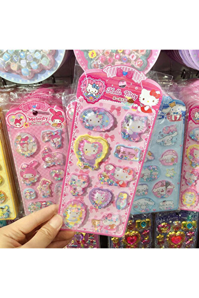 Choice5 ملصقات ثلاثية الأبعاد من بانداي دي، بتصميمات أنمي لطيفة من سانريو، يم...