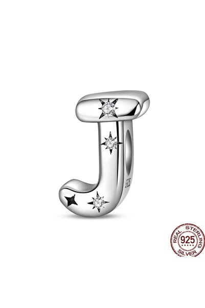 Choice11 PAC1957-J S925 خرزة سحرية من الفضة الإسترليني عيار 925، 26 حرفًا من ...