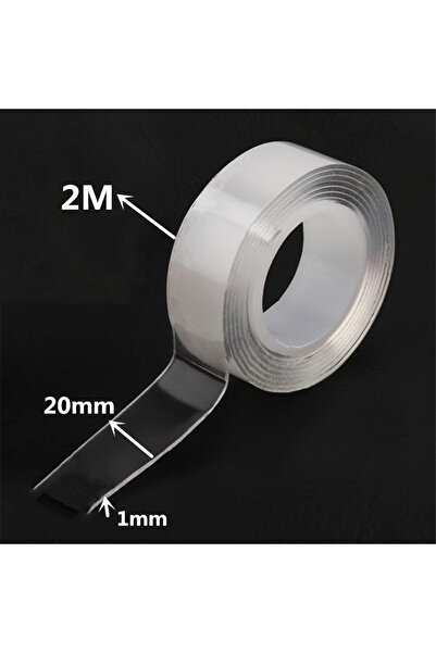 Choice5 شريط نانو لاصق مزدوج الجوانب، شفاف، قابل لإعادة الاستخدام، مقاوم للما...