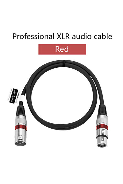 Choice22 3m Red XLR Male to XLR Female Cable Professional Microphone Extensio...
