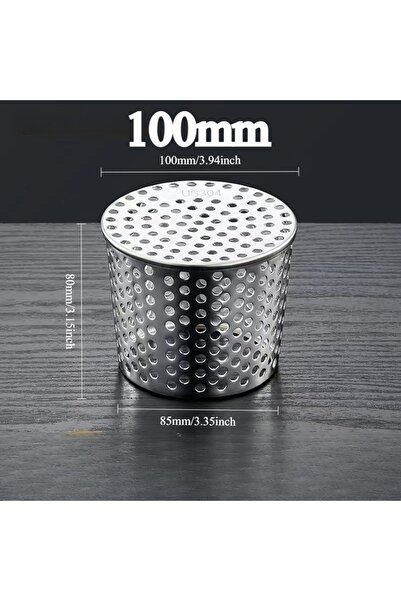 choice2 100mm 304 Stainless Steel Floor Drain Wall-side Insert Courtyard Outd...