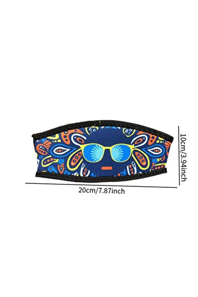 Choice4 غطاء حزام الغوص المصنوع من النيوبرين، حزام قناع، لفّ واقي للشعر للرجا...