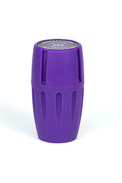 Choice1 مطحنة تبغ بلاستيكية محمولة على شكل برميل نبيذ، لون بنفسجي، قطعة واحدة...