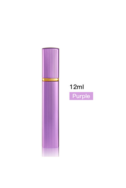 choice2 زجاجة عطر بنفسجية سعة 12 مل، زجاجة موزع عطر فاخرة سعة 12 مل، رذاذ فائ...