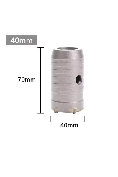 Choice28 40mm 1Pc 30-150mm Drilling crown for Concrete Wall Hole Saw SDS PLUS...