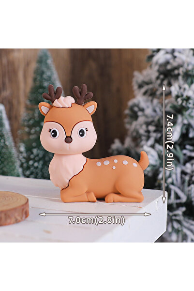 Choice19 Size As show sika deer Forest Cake Decoration Jungle Squirrel, Hedge...