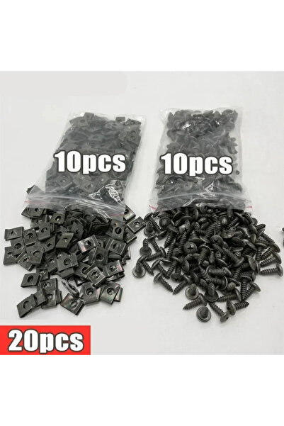 Choice8 20pcs set Motorcycles Mixed Metal Screws Tapping Fastener Clips Car U...