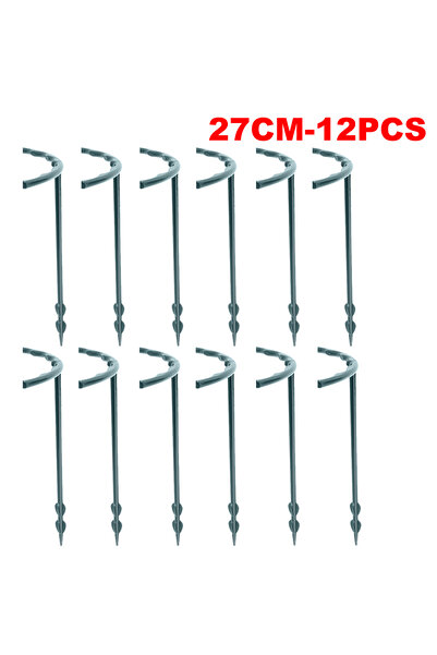 Choice7 27CM-12PCS Plastic Plant Support Pile Frame Greenhouse Arrangement Se...