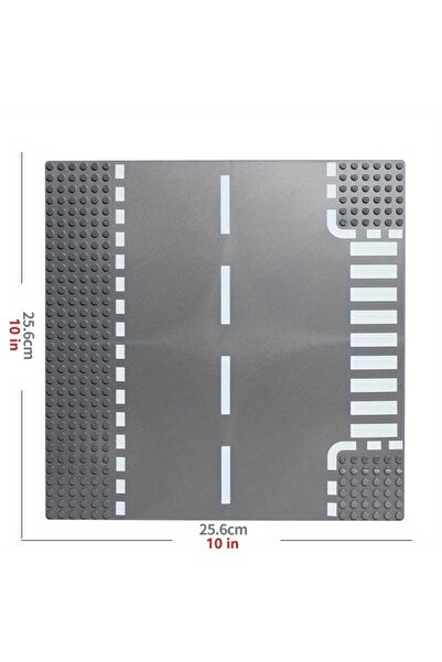 Choice1 تقاطع على شكل حرف T، مقاس 10 بوصات × 10 بوصات، لوحة قاعدة للطريق والش...