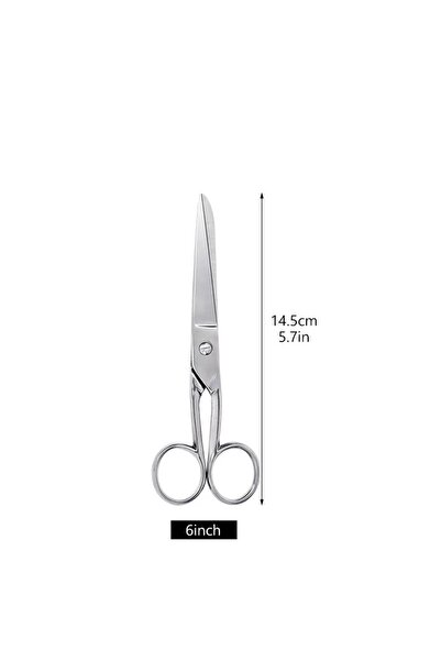 Choice5 symmetrical-14.5cm SHWAKK Durable Silver Embroidery Tailor Scissors S...