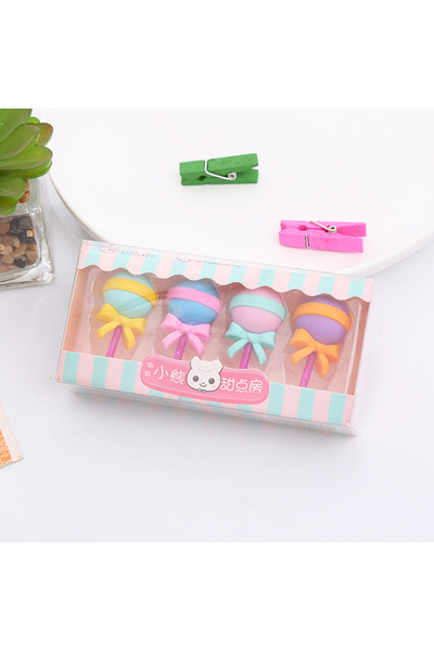Choice3 B Kawaii Lollipop Sweety Ice Cream أدوات مكتبية للطلاب لوازم مدرسية م...
