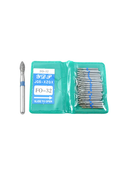 Choice1 FO-32 50Pcs/Bag Dental Diamond High Speed Burs for Polishing Smoothin...