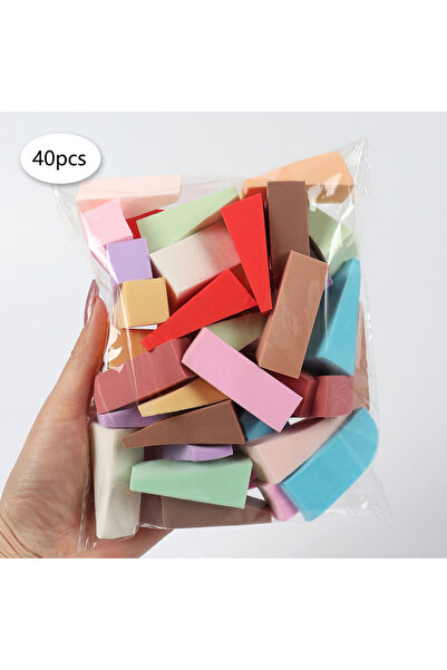 choice2 40 قطعة (20-40-60-80-100 قطعة/مجموعة) إسفنجة مكياج للاستخدام الجاف وا...