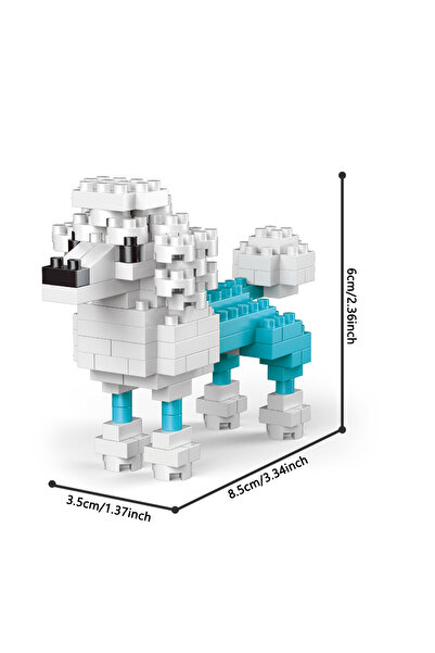 choice2 لعبة بناء كلب بودل صغير من نوع داشهوند، داخل كيس، مناسبة للكبار والصغ...