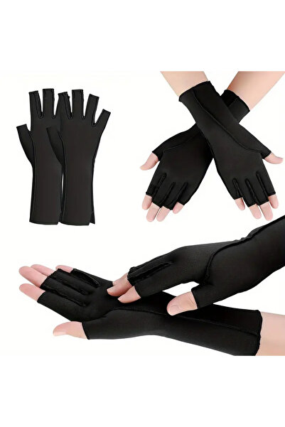 choice2 S Black 1 Pair Arthritis Compression Gloves, Fingerless Compression G...