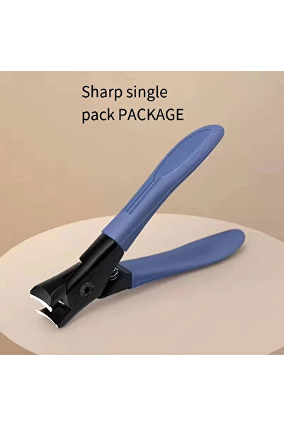 Choice5 مجموعة مقص أظافر زرقاء بفتحة كبيرة، مقص أظافر خاص للأظافر السميكة وال...
