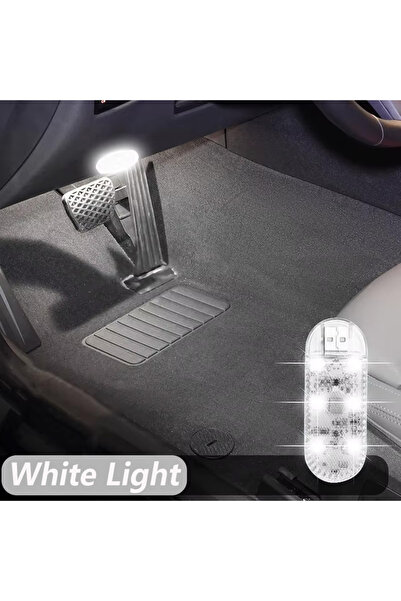 Choice11 مصباح LED داخلي للسيارة يعمل باللمس بمنفذ USB أبيض، مصباح قراءة LED ...
