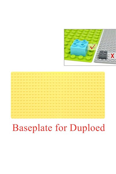 choice2 مكعبات بناء صفراء 16*32 نقطة، قاعدة كبيرة، ملحقات بناء، ألعاب، متوافق...