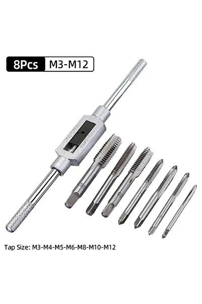 Choice6 مفتاح ربط قابل للتعديل بمقبض على شكل حرف T من M3 إلى M12، حامل صنبور،...