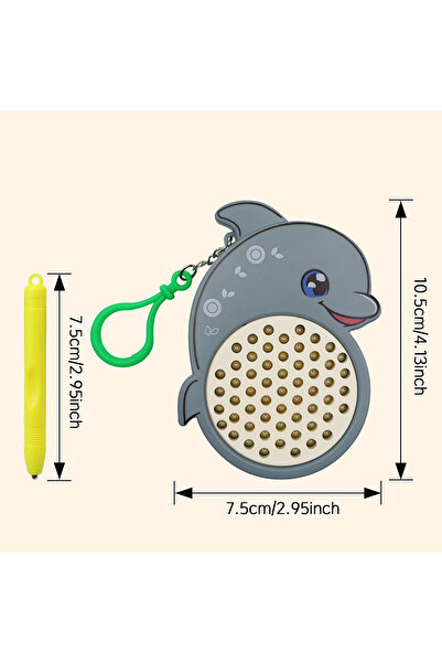 choice2 لوحة رسم مغناطيسية على شكل كرة دولفين، لوحة رسم مغناطيسية للأطفال مع ...