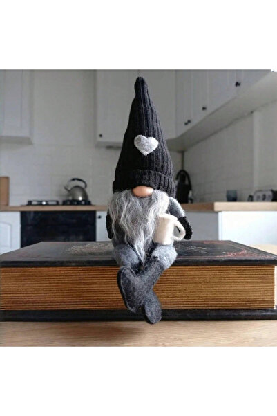 Choice3 دمية قزم محبوكة بلون الكاكي الداكن بدون وجه مع مطحنة قهوة، زينة عيد ا...