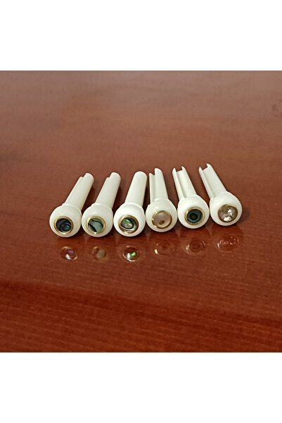 Choice1 BF-LG06- 4.0 Acoustic Guitar Bridge Pins of Various Styles 6pcs , Cow...