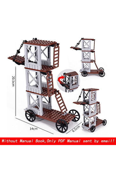 Choice5 نموذج محرك حصار عربة سبارتاكوس الملكية من العصور الوسطى، على الطراز 0...