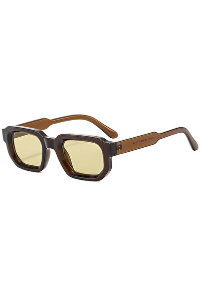 Choice3 green brown Car Sunglasses 1/4set New Small Frame Rectangle Sun Glass...