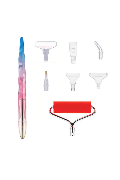 choice2 قلم حفر ماسي جديد من بينك رولر، بتقنية الرسم الماسي خماسي الأبعاد، مع...