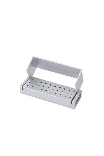 Choice5 علبة تعقيم فضية اللون لـ 30 ثقبًا لأدوات حفر الأسنان، مناسبة لأدوات ا...