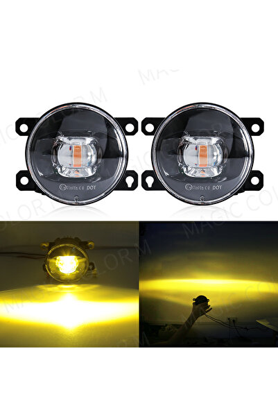 Choice5 مصباح ضباب LED أصفر لسيارات سيتروين وفورد وهوندا وسوزوكي وإيسوزو وميت...