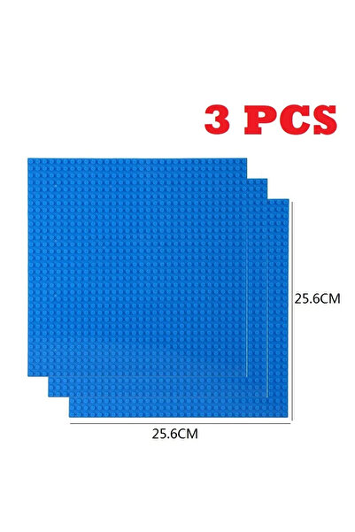 Choice6 قاعدة بناء زرقاء 32×32، 3 قطع، 32×32، 32×16 نقطة، قطع بناء كلاسيكية، ...