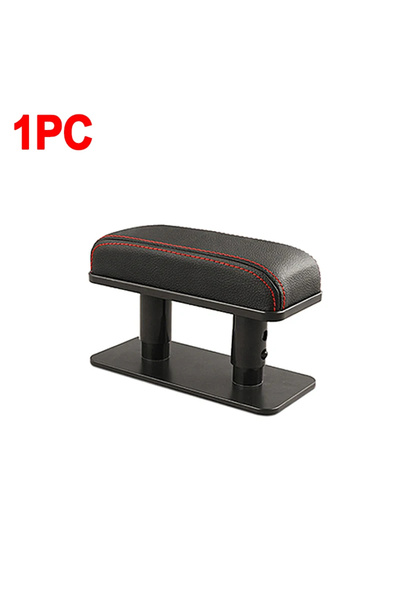 Choice3 1pc Red line SEAMETAL Car Door Armrest Pad Adjustable Height Car Arm ...